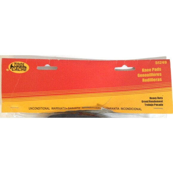 Heavy Duty Knee Pads Black Set of 2 Work Skateboarding New by Tool Cache - Picture 4 of 6